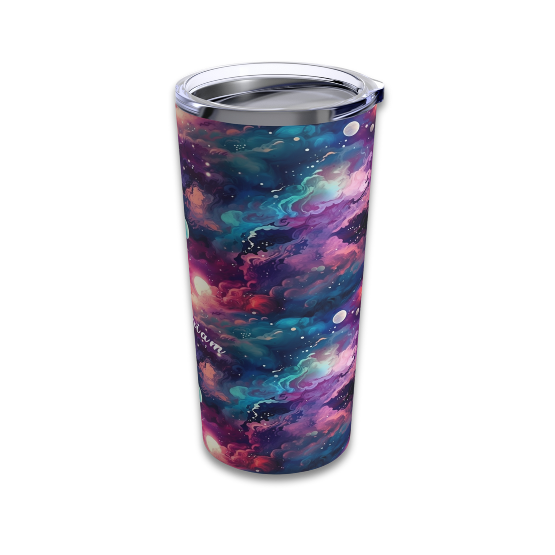 Space Planets Personalized Name Tumbler 20oz