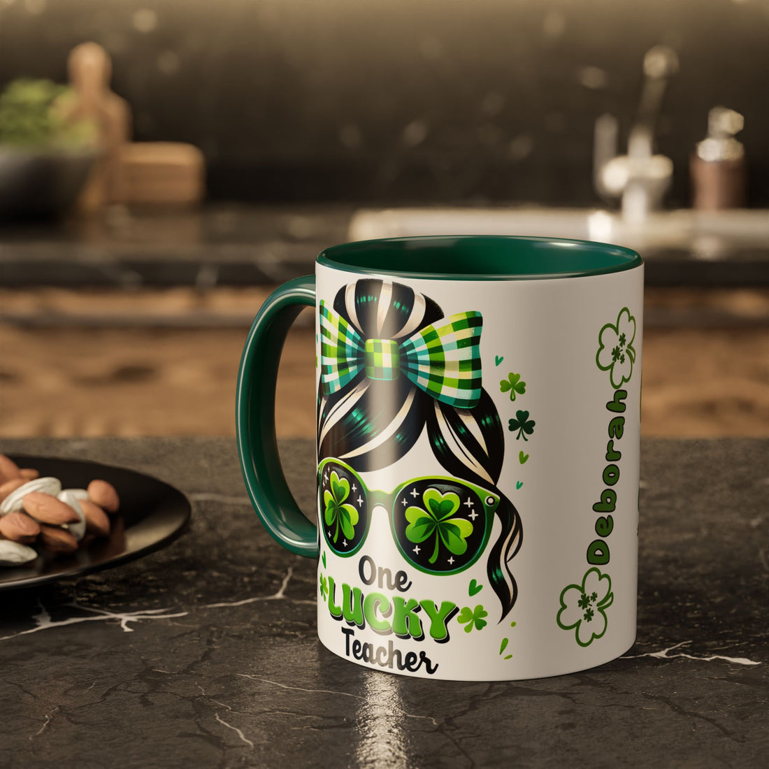 St. Patrick's Day My Class Is Full Of Lucky Charms Personalized Coffee Mug - Custom Name, Coffee Mug, Teacher Gift,