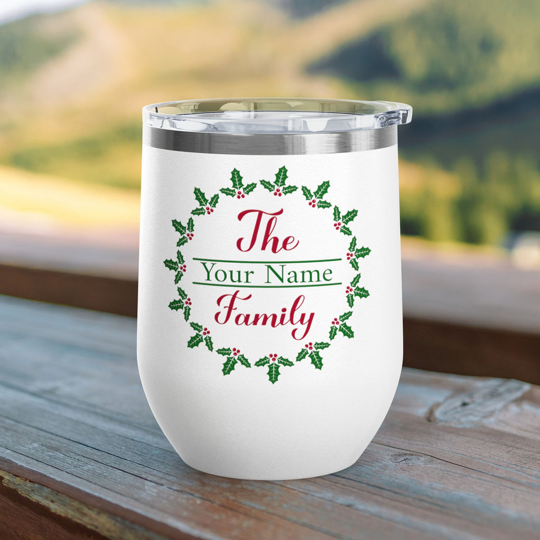 Personalized Family Christmas Tumbler – Custom Holiday Design for Your Family ❤️