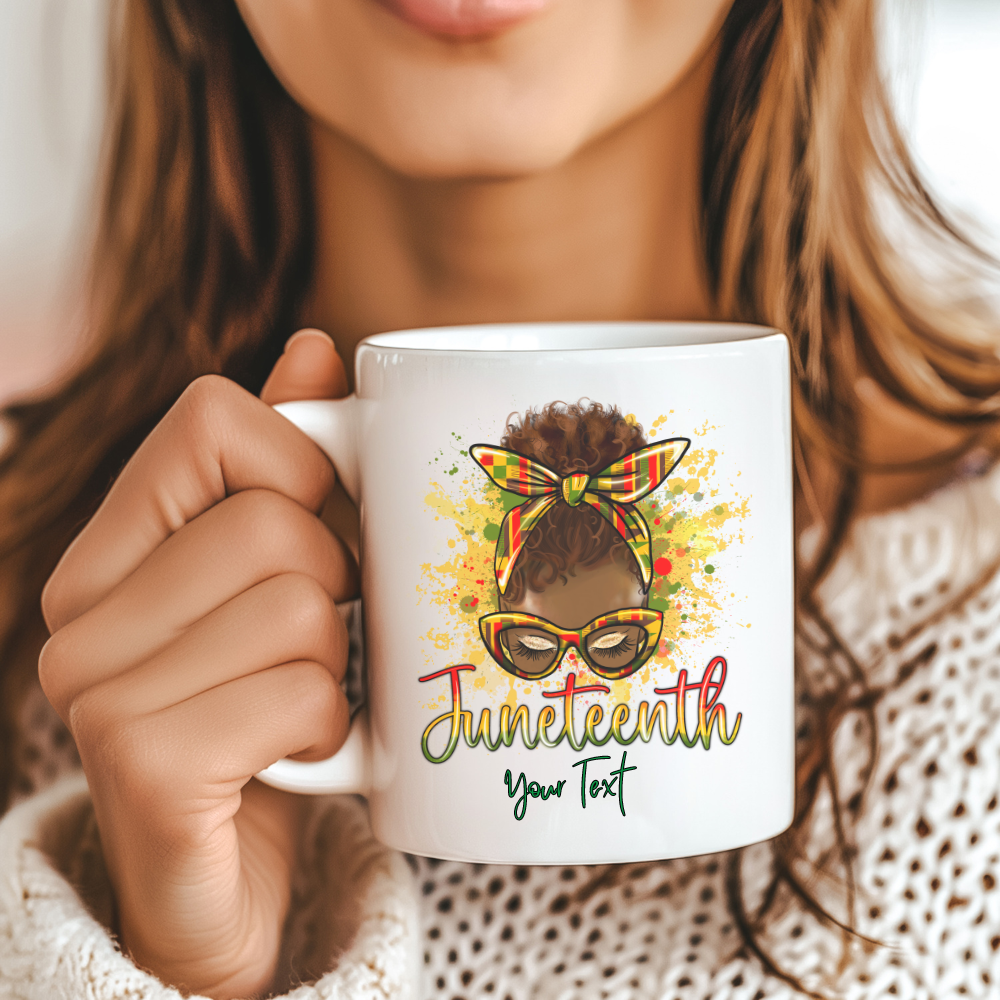 juneteenth design mug 