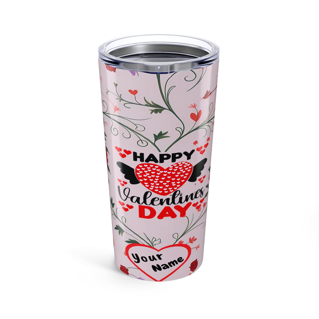 Personalized 20oz Stainless Steel Vacuum-Insulated Tumbler – Perfect for Valentine’s Day Gift
