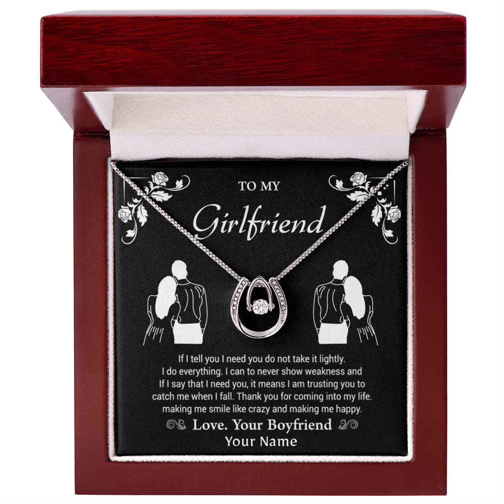 Personalized Destiny Necklace: A Symbol of Your Lucky Love for Your Girlfriend
