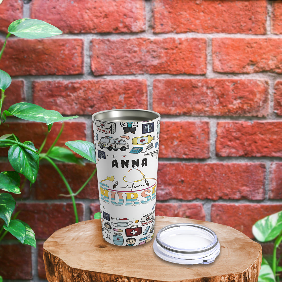 "Customizable nurse tumbler with a professional yet thoughtful design, making it a perfect gift for any nurse. Show your appreciation for their hard work and compassion. #NurseTumbler #ThankYouNurse #NurseAppreciationDay #NursesRock #HealthcareProfessionals"

