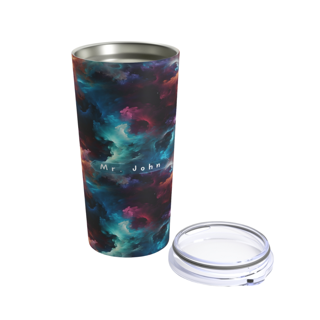 Space Nebula Personalized Name Tumbler 20oz